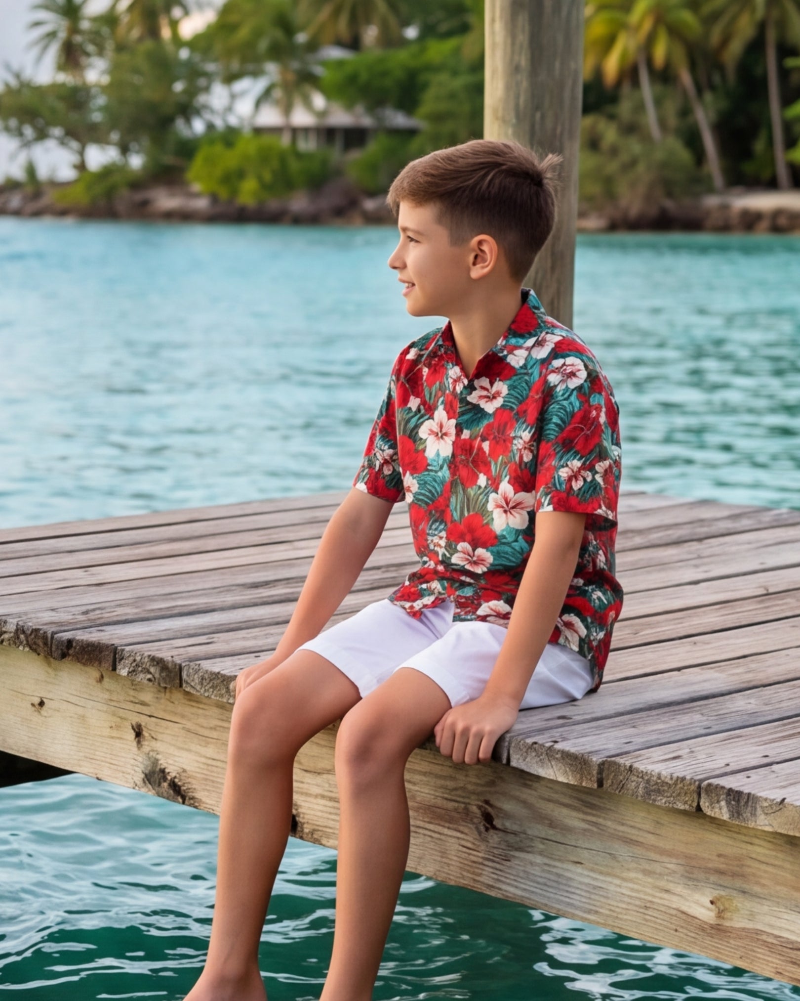 Youth Hawaiian Shirt - Aloha Vibes