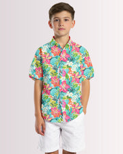 Youth Hawaiian Shirt - Tropical Hawaiian III