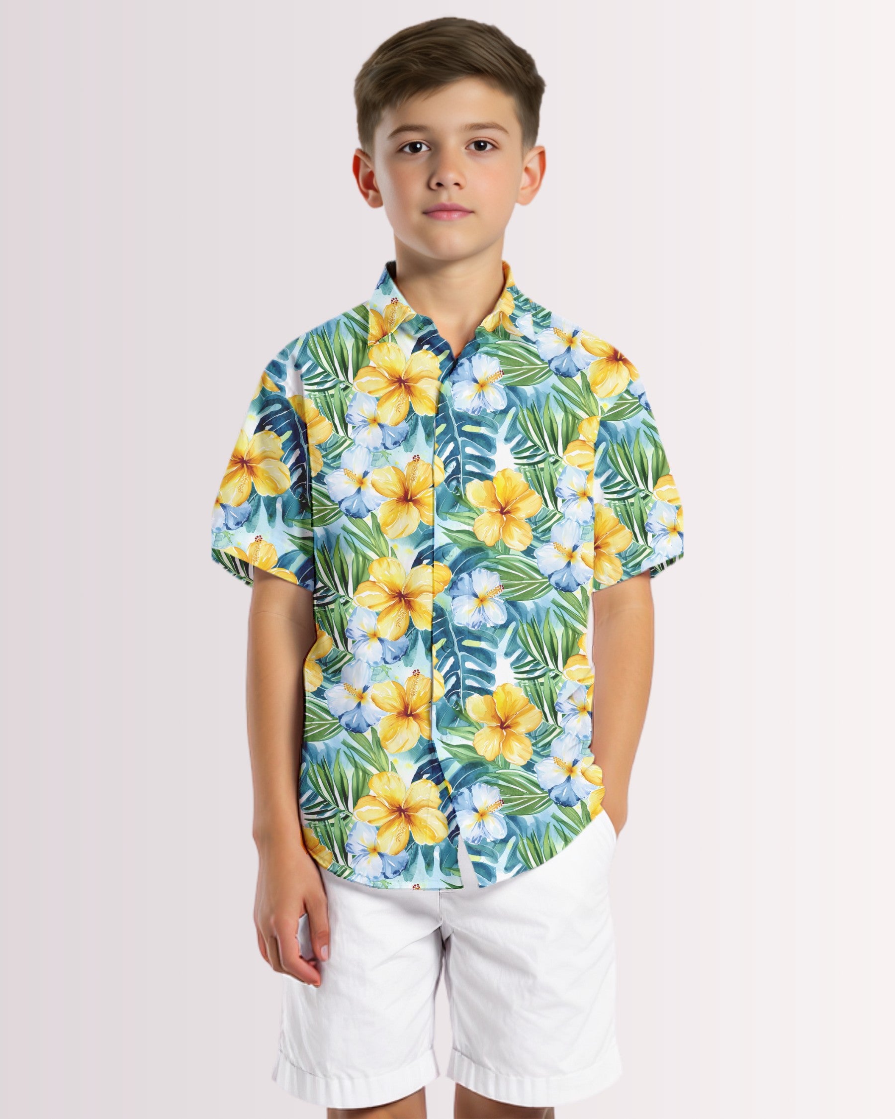 Youth Hawaiian Shirt - Hawaiian III