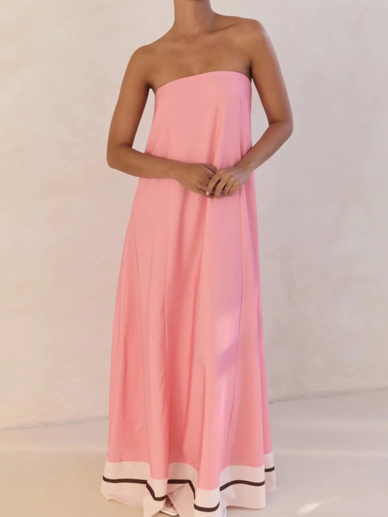 Smocked Square Neck Tiered Denim Cami Dress - Adjustable Straps.