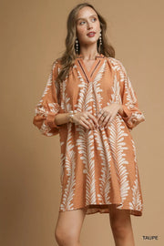 Leopard Print Bodycon Cami Dress with Slit.