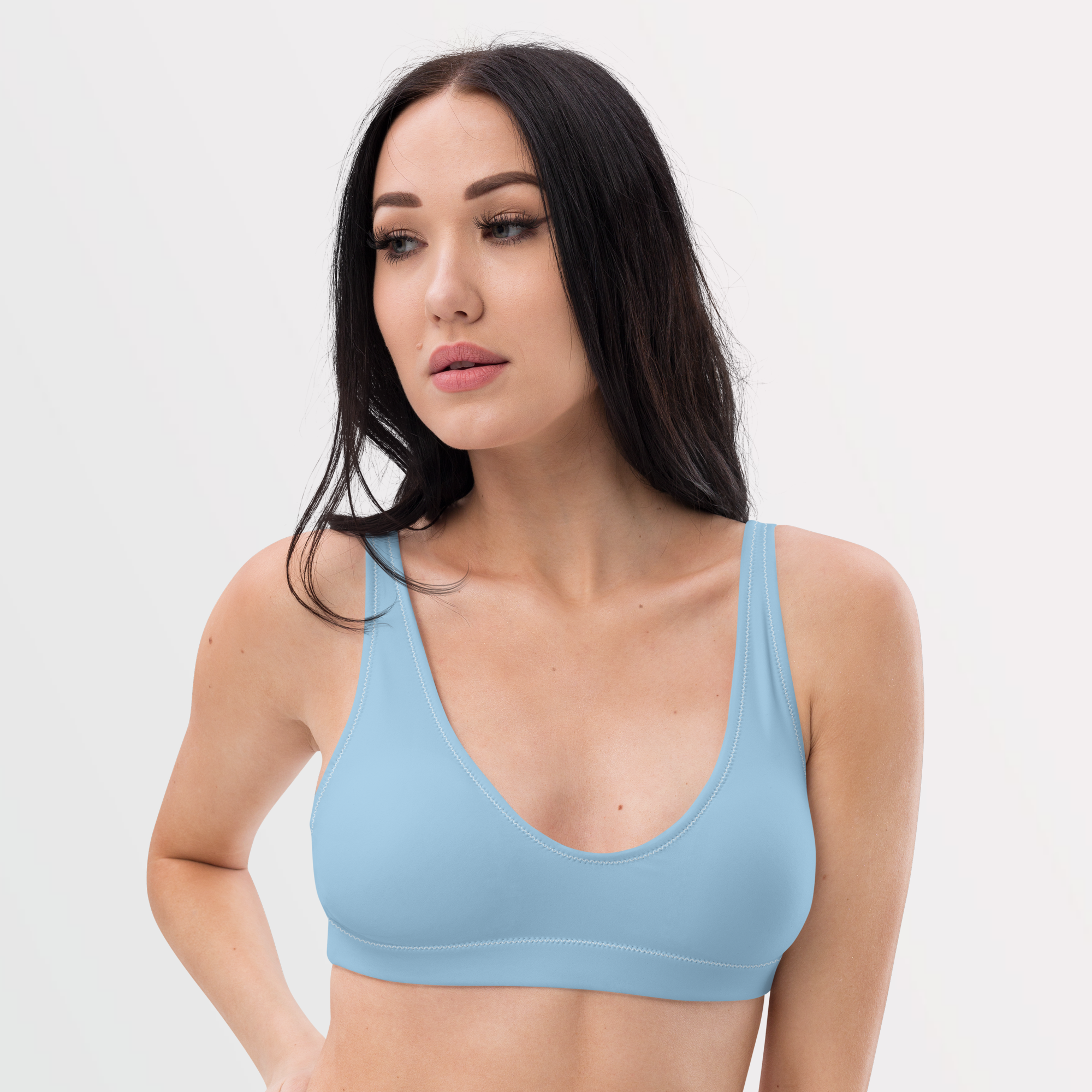 Baby Blue Bralette Bikini Top