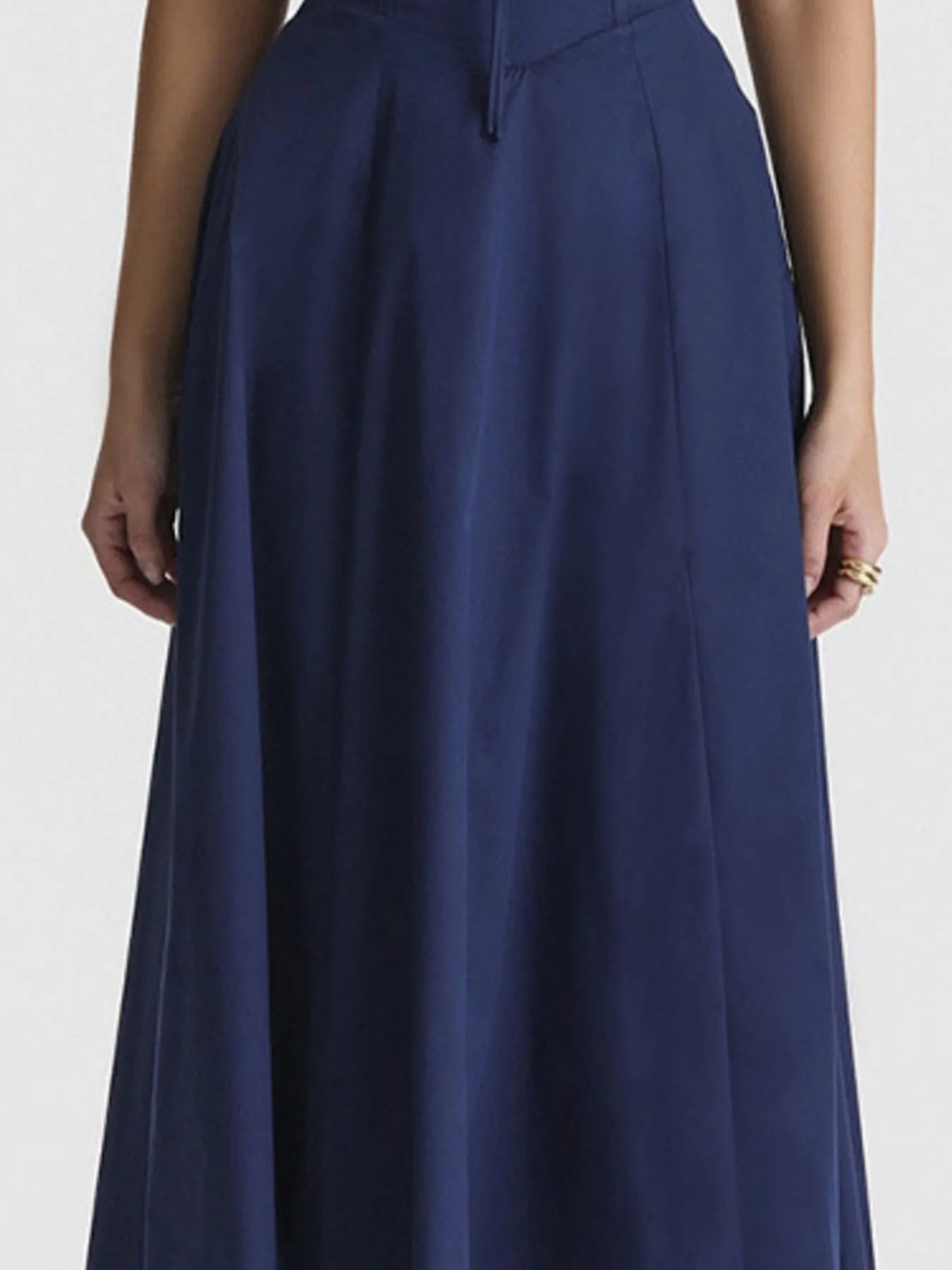 Smocked Back Tie Front Cami Dress - Frill & Ruched.