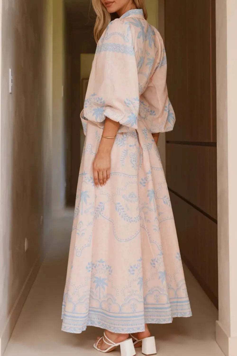 Printed Bodycon Cami Dress - Basic.