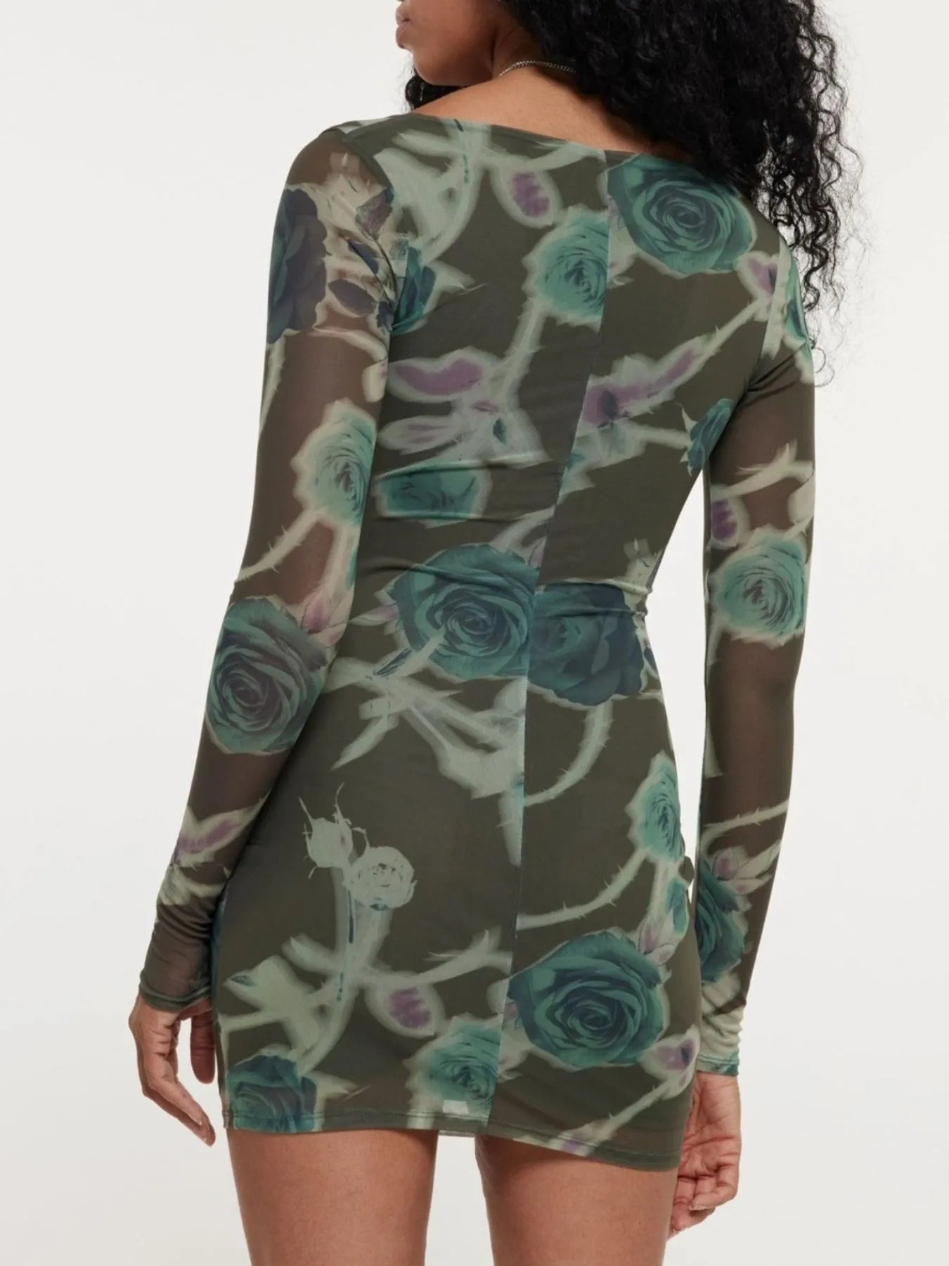 Umgee Luxe Knit Ruffle Sleeve Drawstring Mini Dress with Pockets.