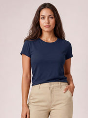 Round Neck Short Sleeve T-Shirt · Hero Full Body