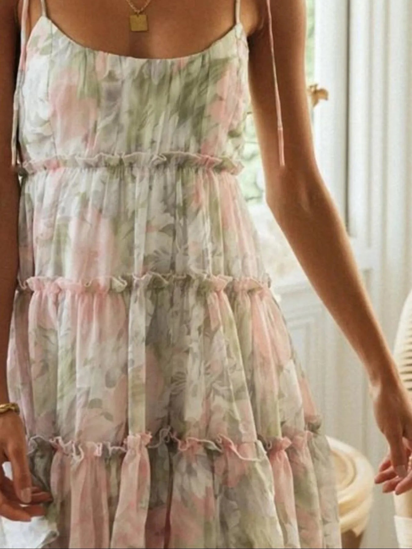 Printed Tube Maxi Dress - Basic.