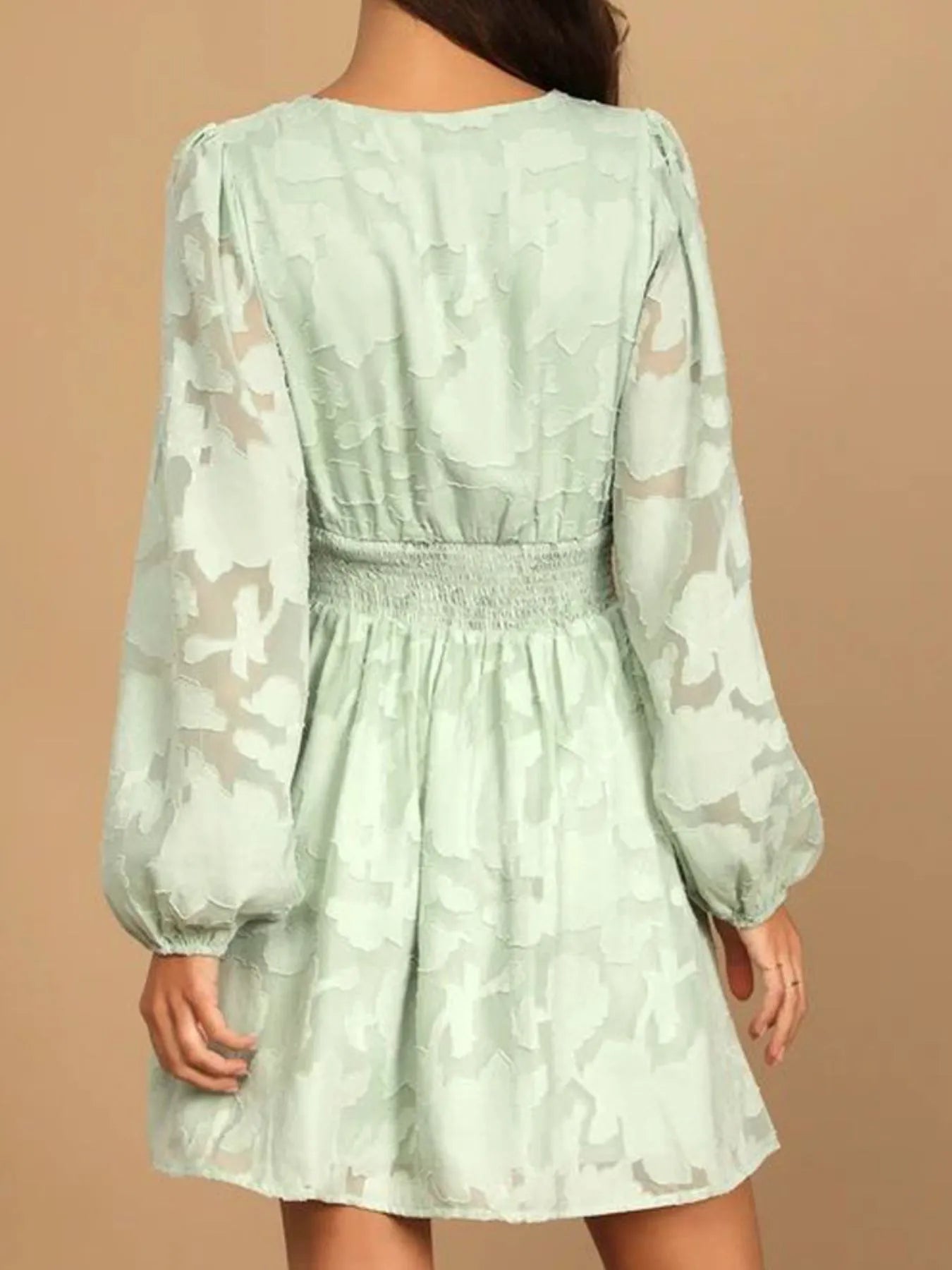 Split Asymmetrical Neck Midi Dress - Slit.