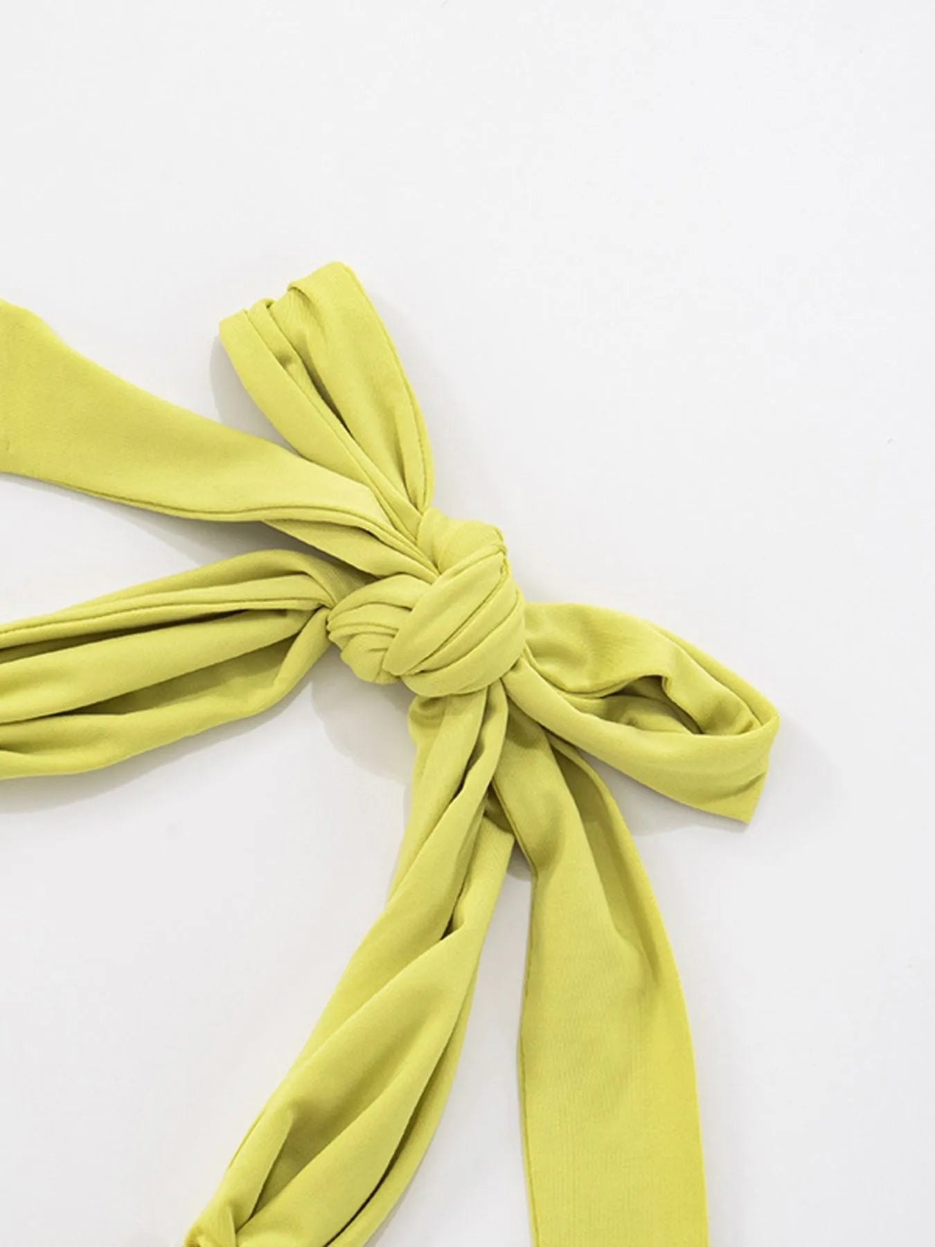 Plus Size Ruched Halter Neck Midi Dress - Tied.