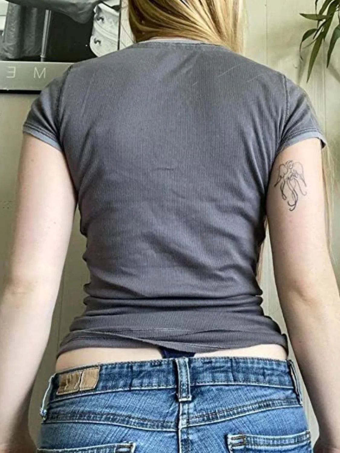 Button Front Short Sleeve T-Shirt