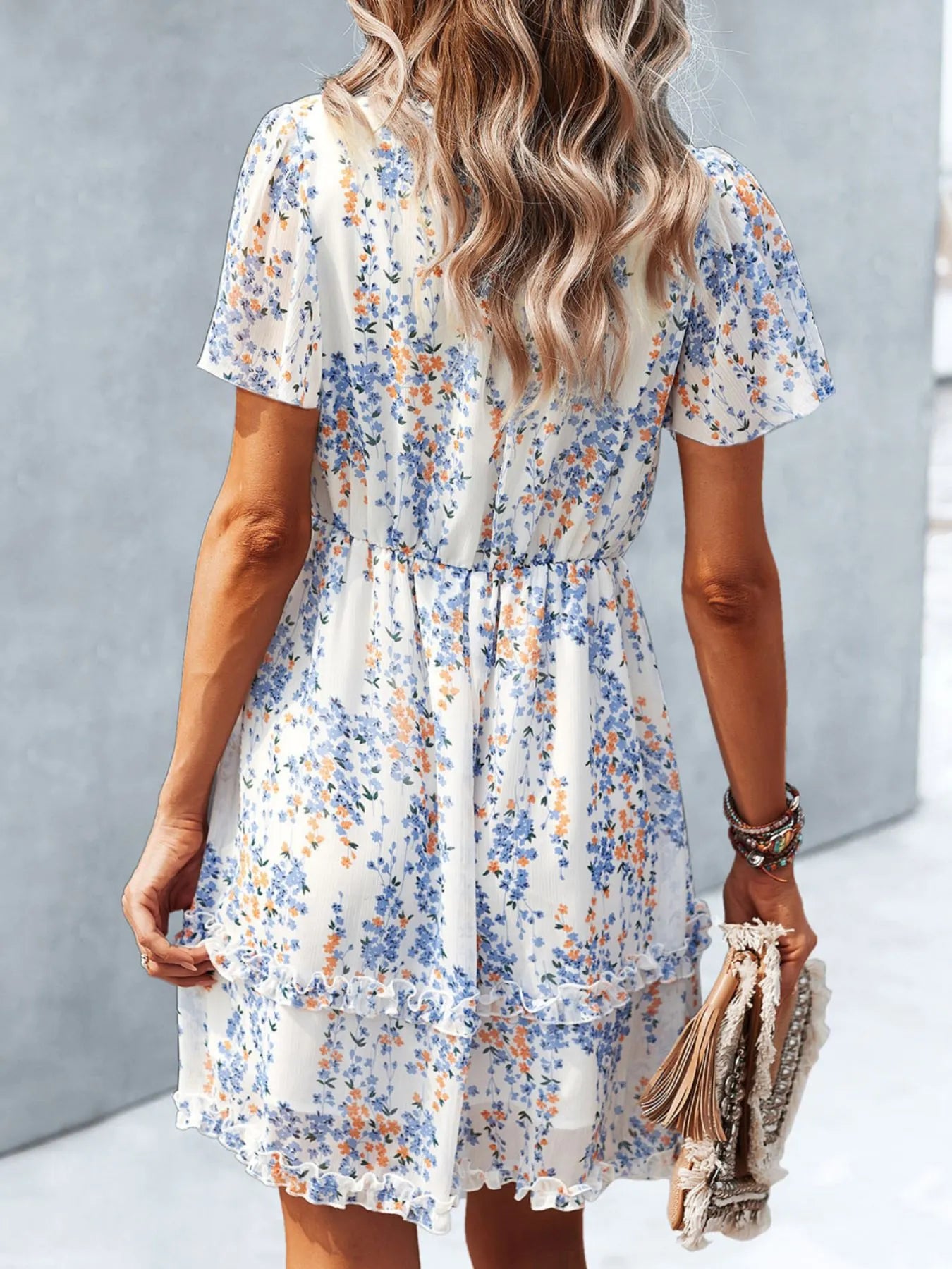 Flower Scoop Neck Maxi Cami Dress.