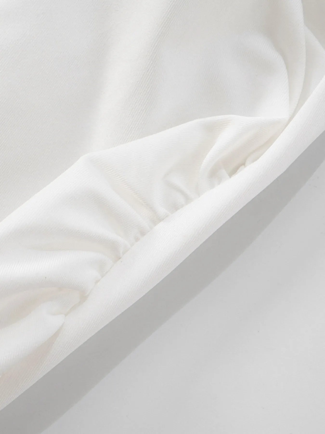 Ruched One-Shoulder Mini Dress - Tied & Asymmetrical.