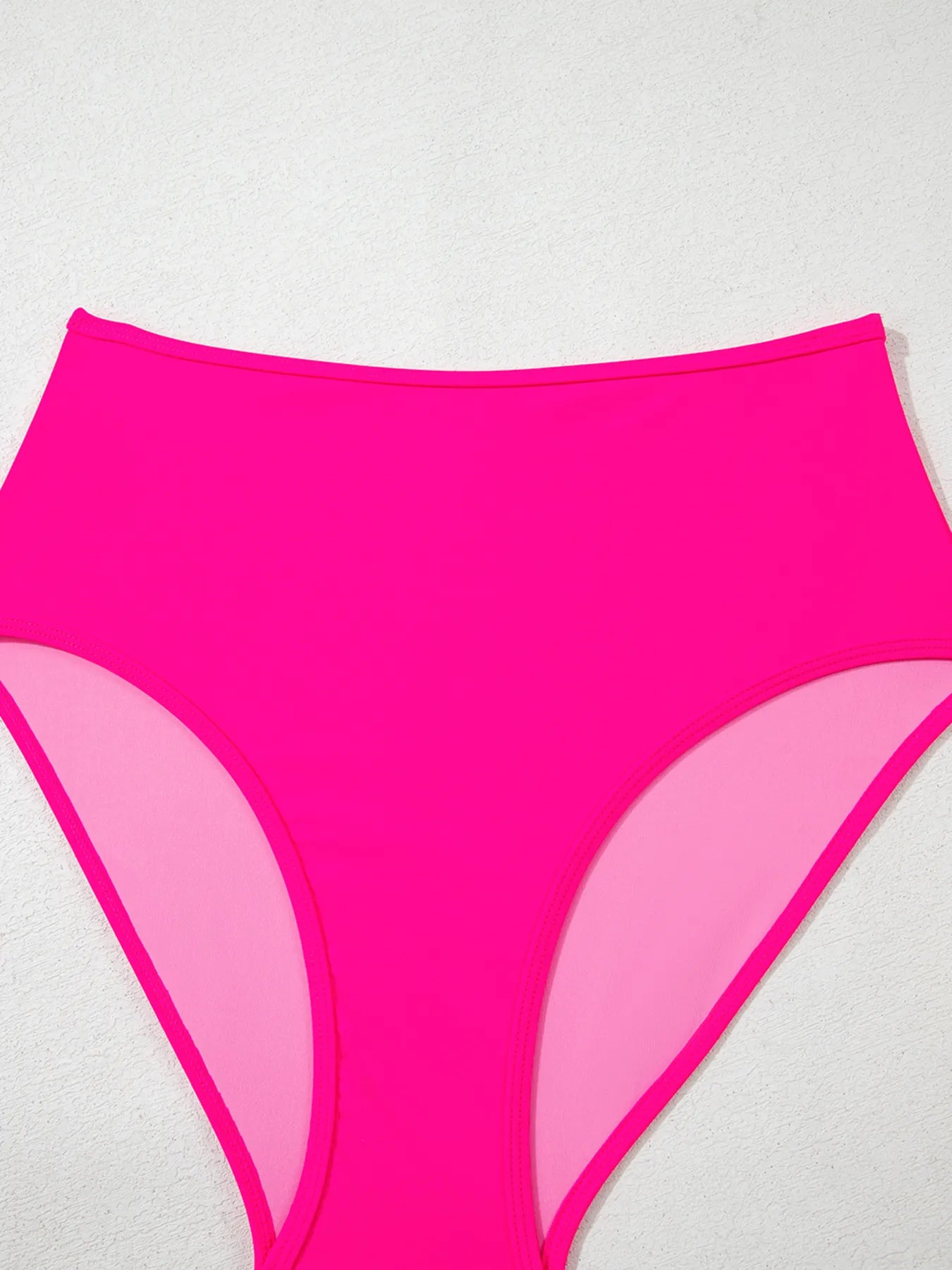 Ruched Tummy Control Tankini 2pcs Swimsuit with Underwire.