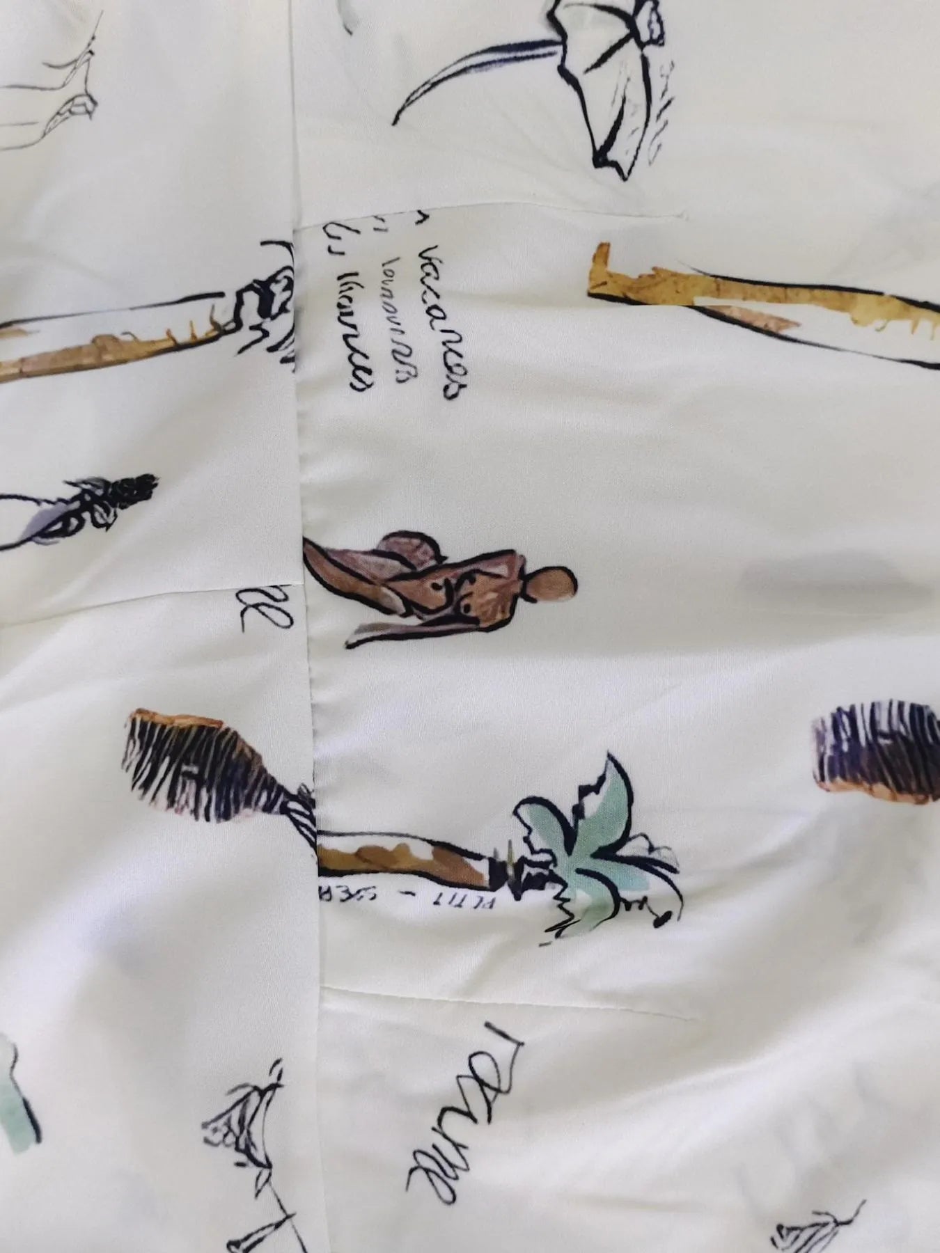 Printed Surplice Half Sleeve Dress - Ruffled & Belted.