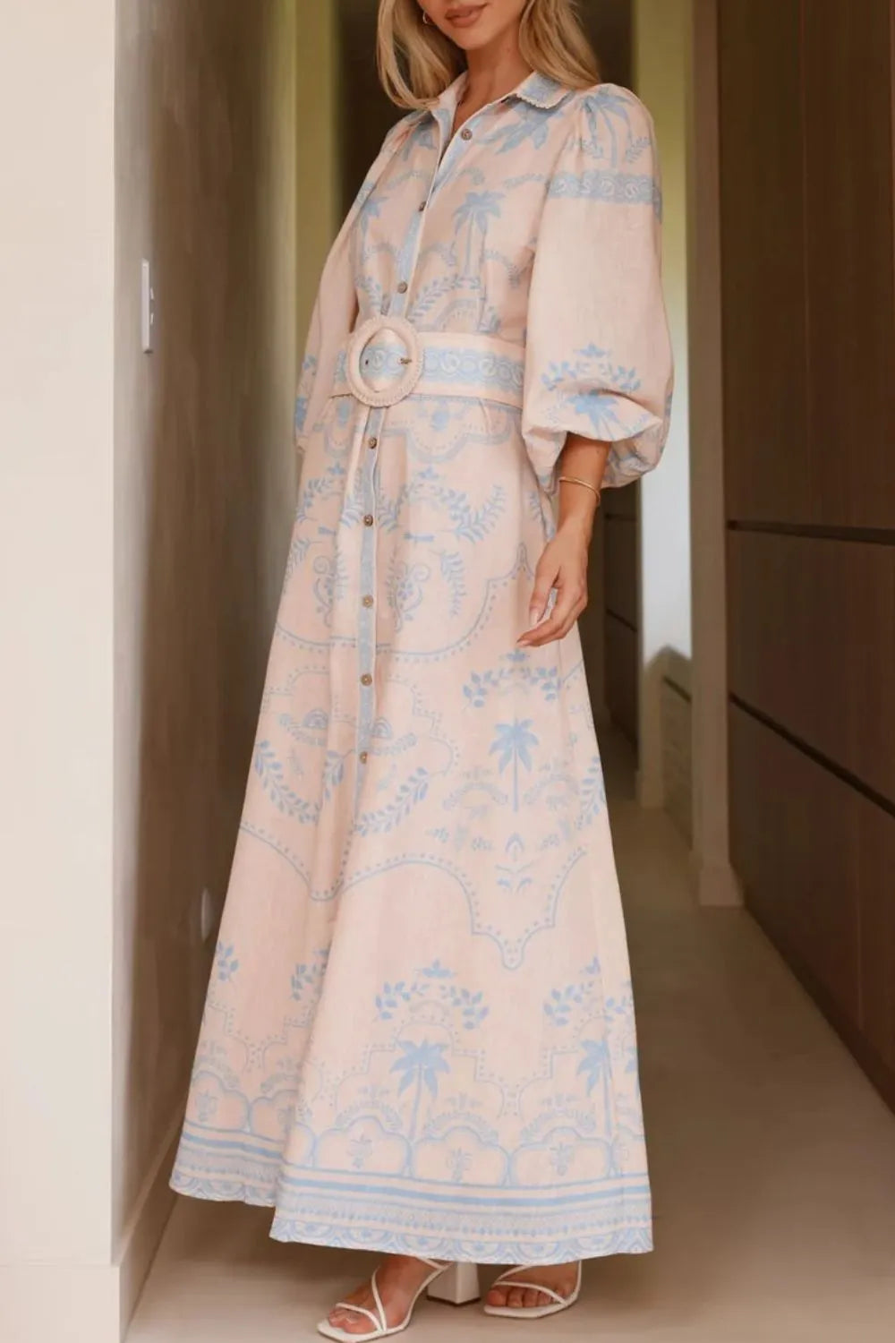 Printed Bodycon Cami Dress - Basic.