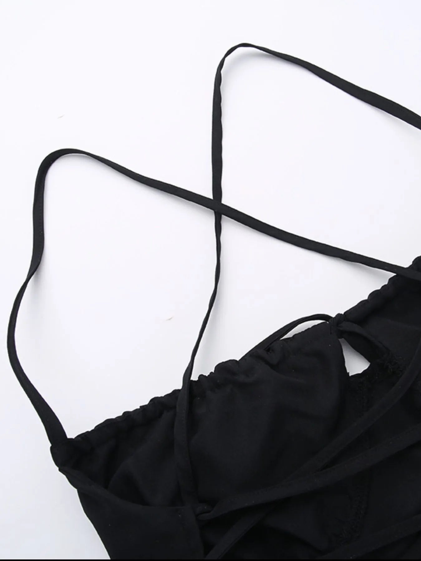 Tiered Maxi Cami Dress with Ruffled Hem - Backless & Tied.