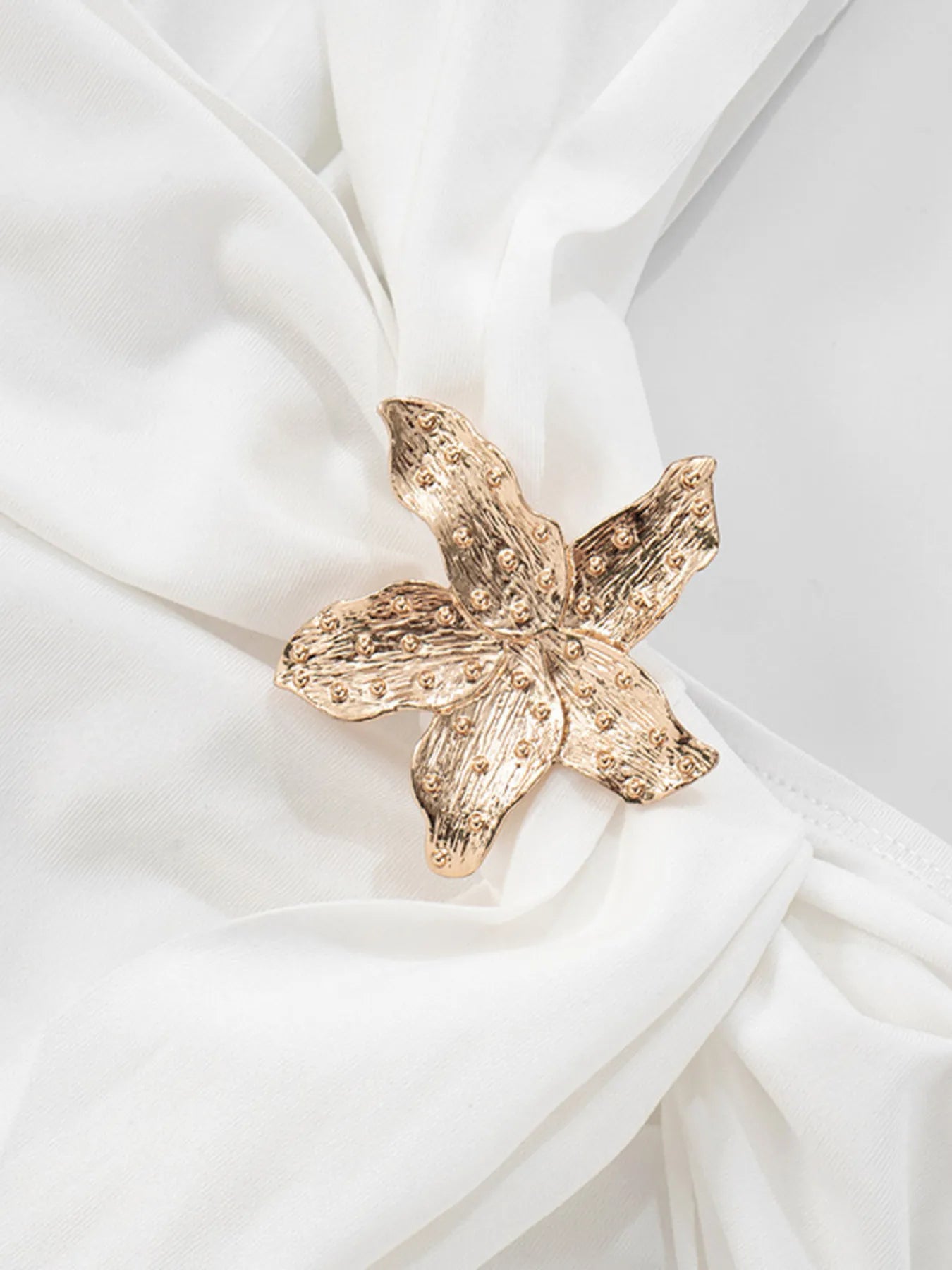 Ruched One-Shoulder Mini Dress - Tied & Asymmetrical.