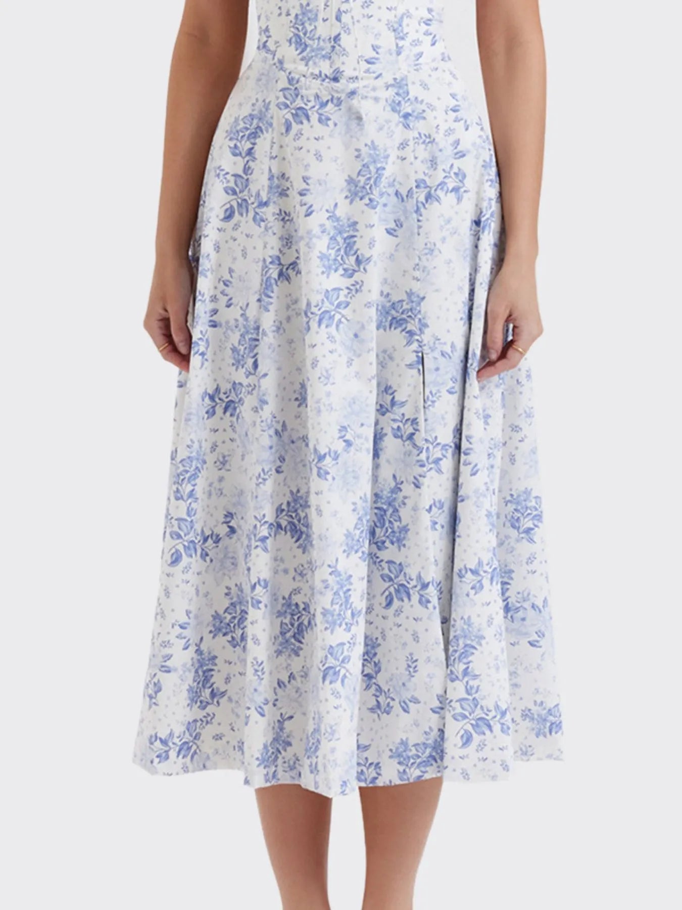 Smocked Back Tie Front Cami Dress - Frill & Ruched.