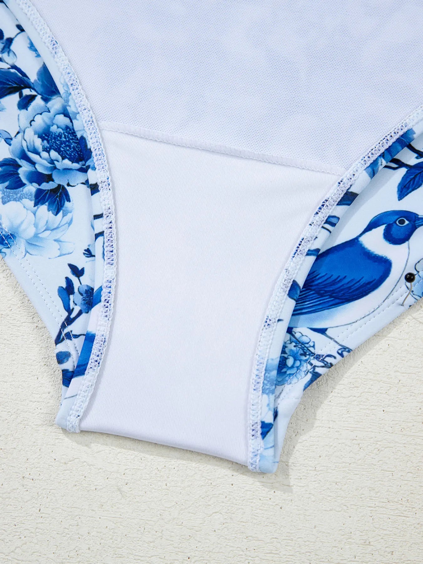 Cutout Ruffled Spaghetti Strap One-Piece Swimwear with Tie.