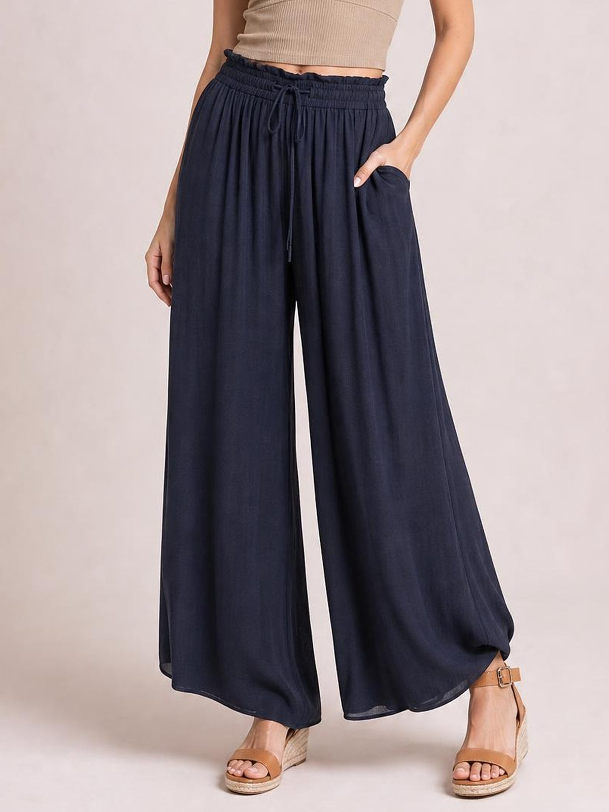 High Waist Wide Leg Pants · Hero Full Body