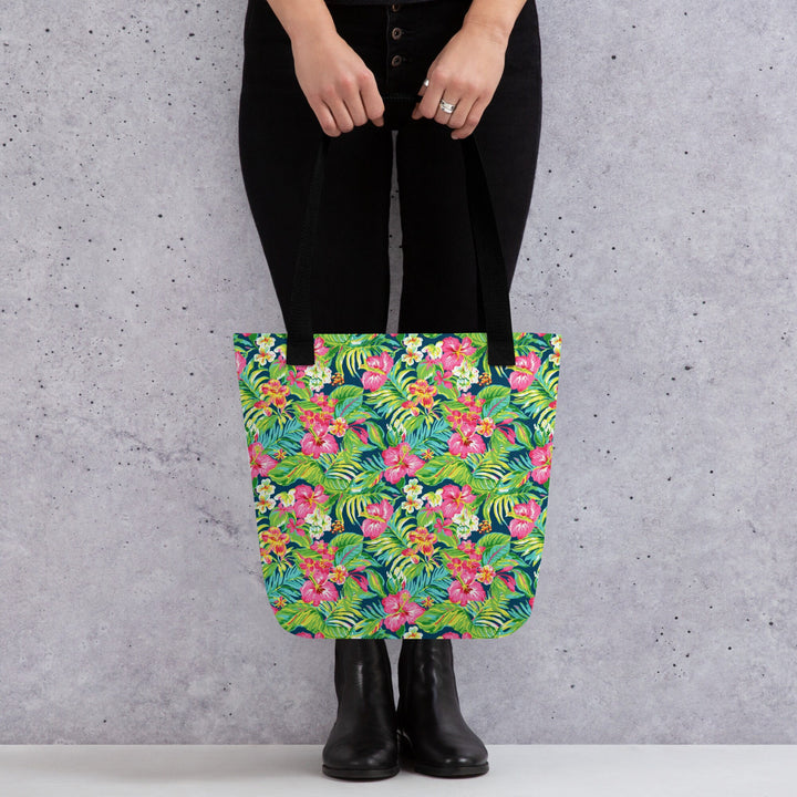 Tropical XXI Print Tote Bag