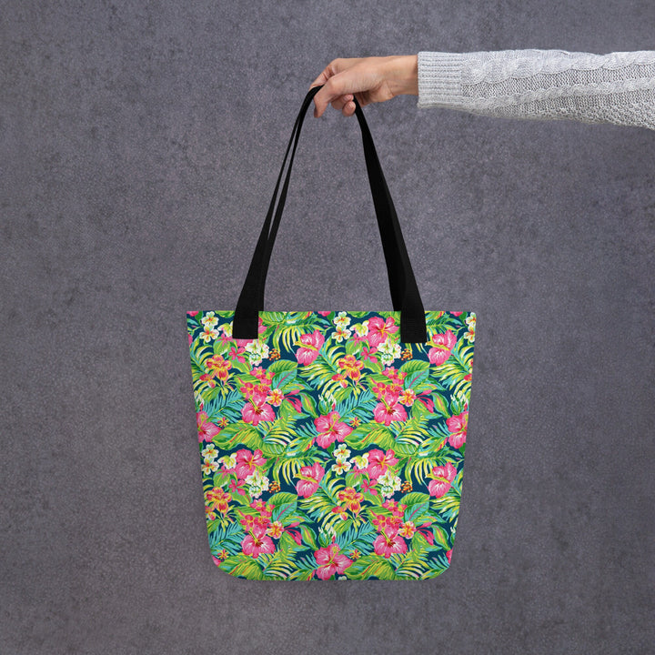 Tropical XXI Print Tote Bag