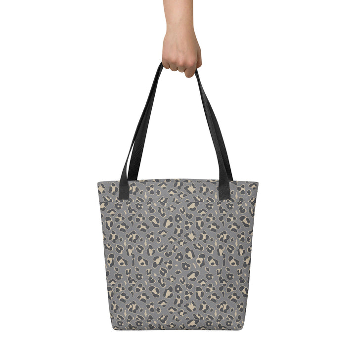 Safari II Animal / Leopard Print Tote Bag - 15x15 - Beach Bag - Work Bag - Grocery Bag - Errands Bag - Trip Vacation Bag