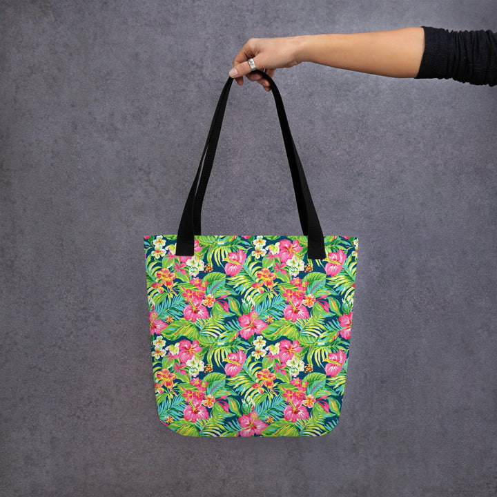 Tropical XXI Print Tote Bag