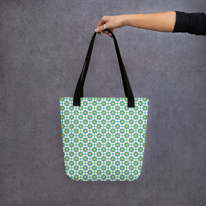 Teal & Lime Tote bag