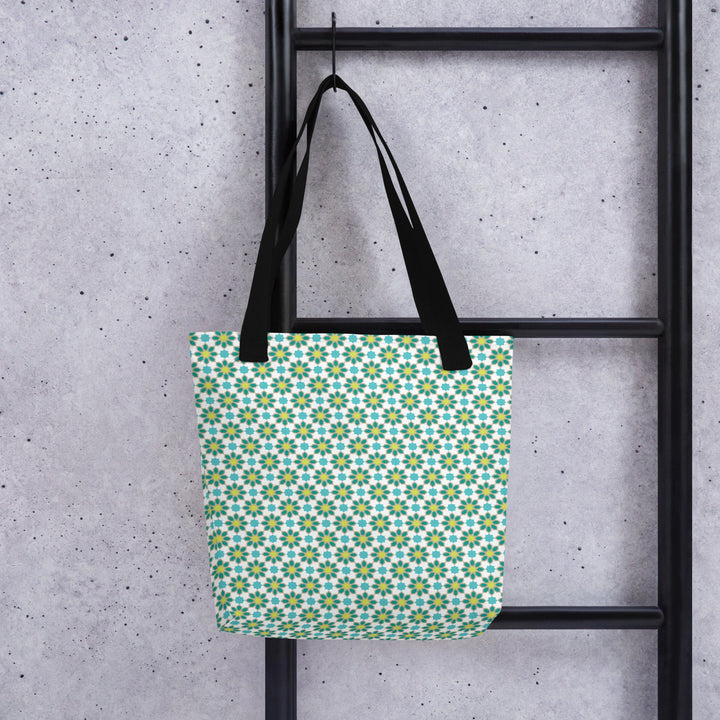 Teal & Lime Tote bag