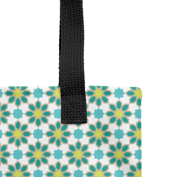 Teal & Lime Tote bag