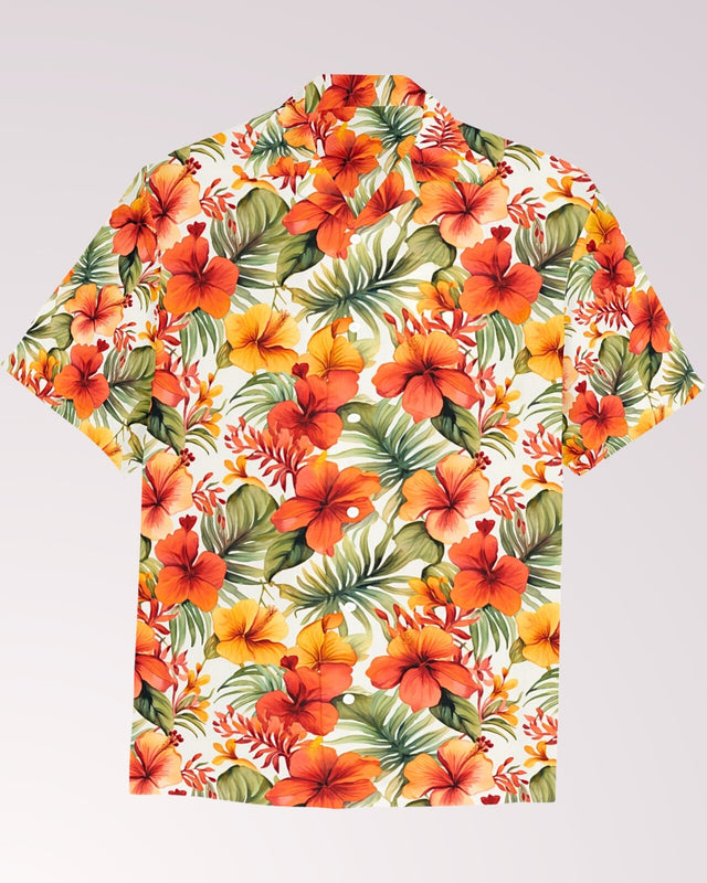 Mens Cabana Shirt & Shorts Set, Two Piece Shorts Set, Matching Beach Set, Co-ord Shirt Shorts, Summer Tracksuit, Mens Leisure Suit