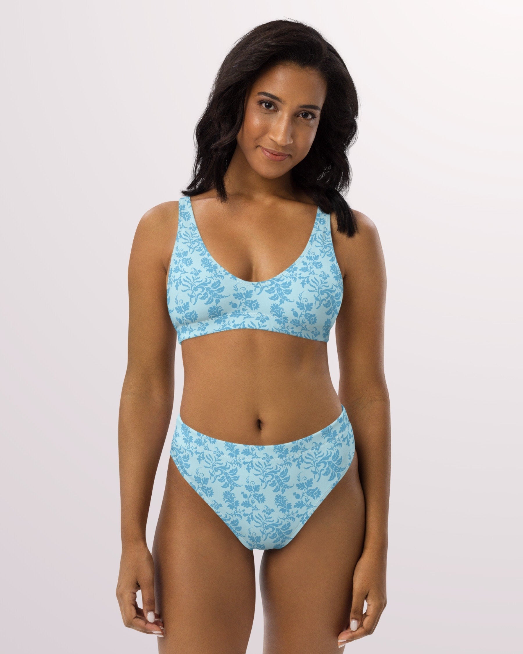 Floral CXXII High-waist Bikini Set