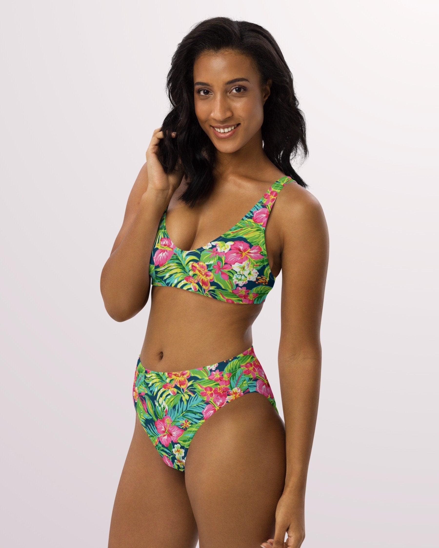 Tropical XXI High-waist Bikini Set