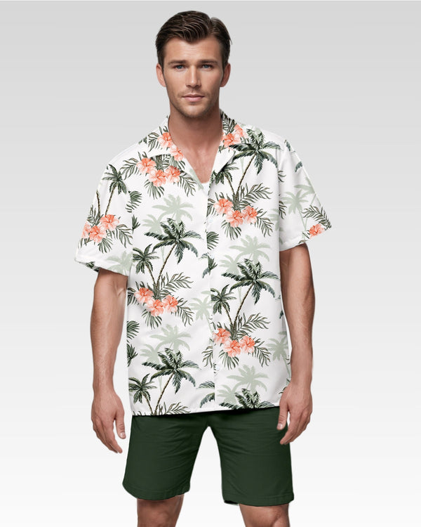 Tropical Palm Trees XII Mens Cabana Shirt