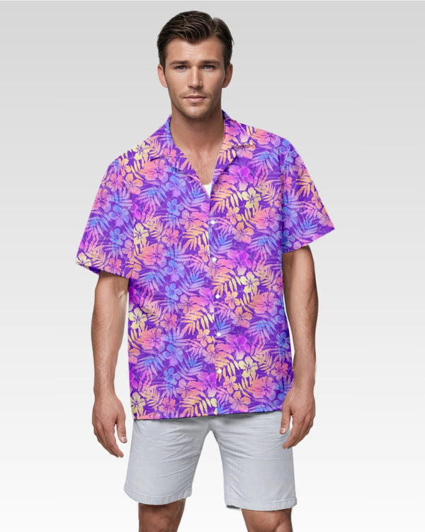 Tropical Floral XVV Mens Cabana Shirt