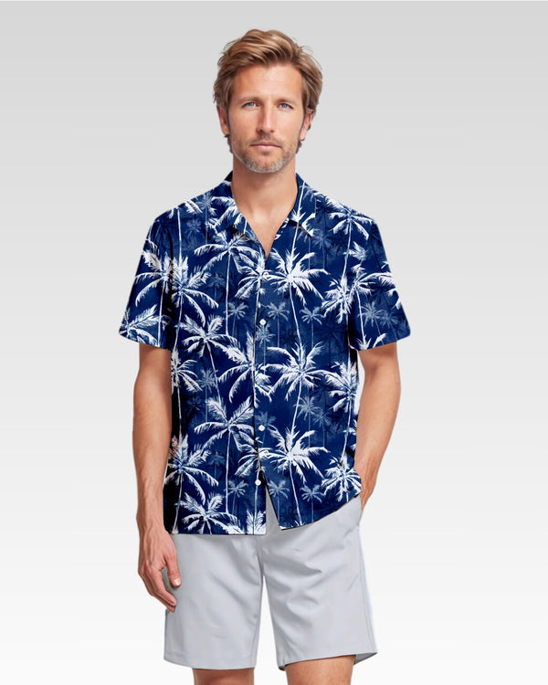 Tropical Palm Trees XIII Mens Cabana Shirt