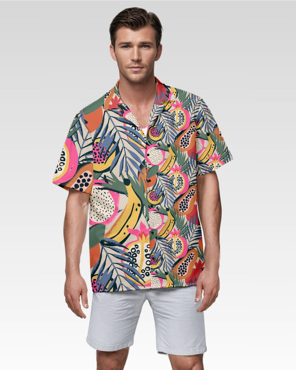 Tropical Fruit XVI Mens Cabana Shirt