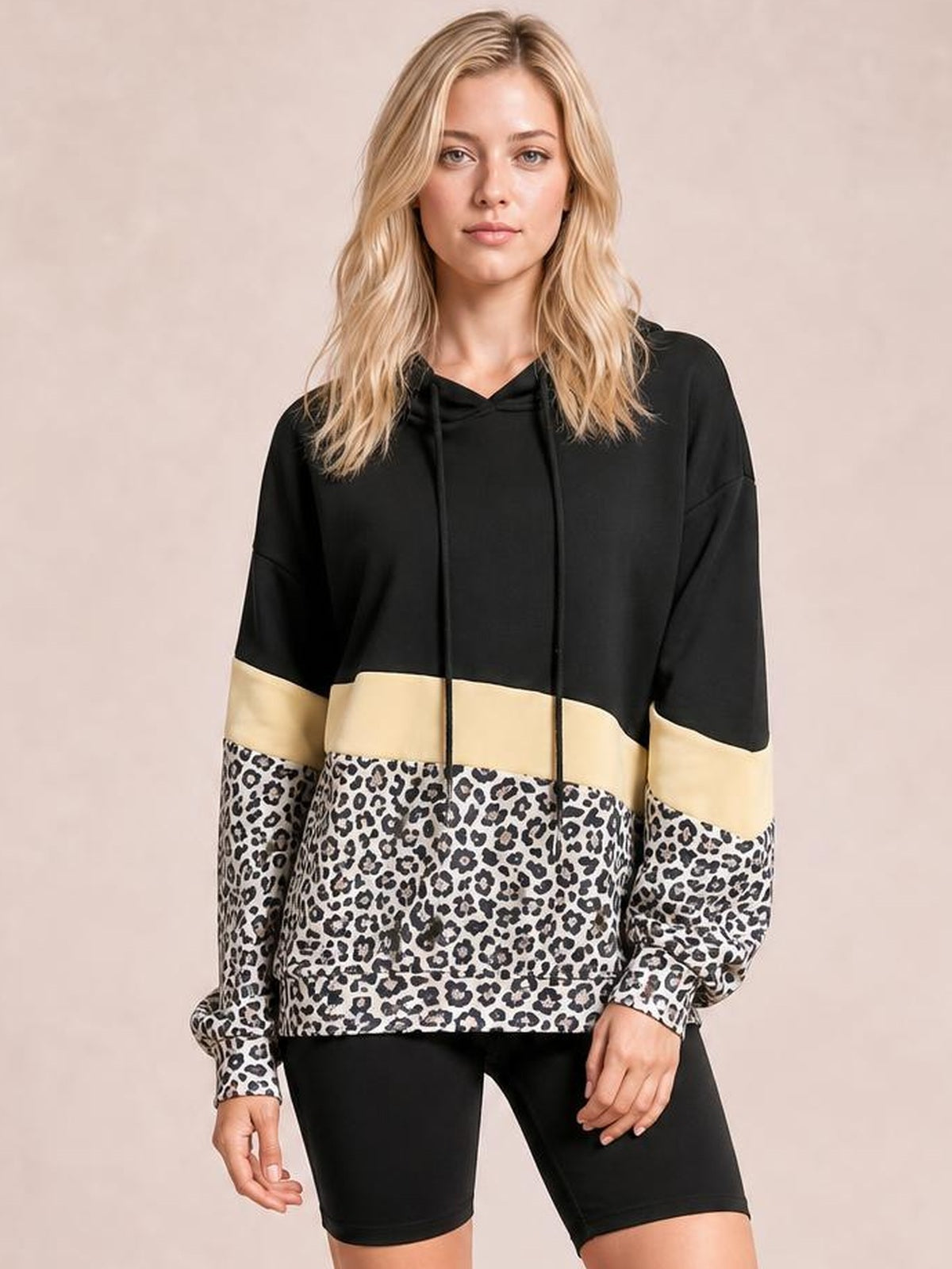 Leopard Color Block Hoodie · Rule Full Body - Hero Full Body