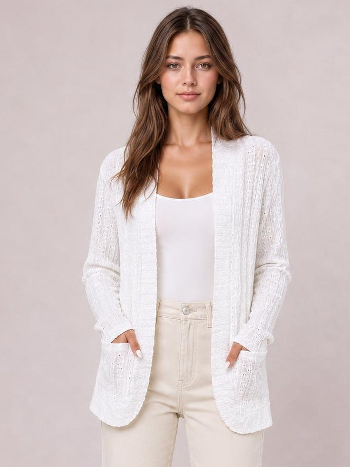 Pocketed Eyelet Open Front Cover Up · Full Body Swimsuit Cover-Up · Rule Full Body - Hero Full Body