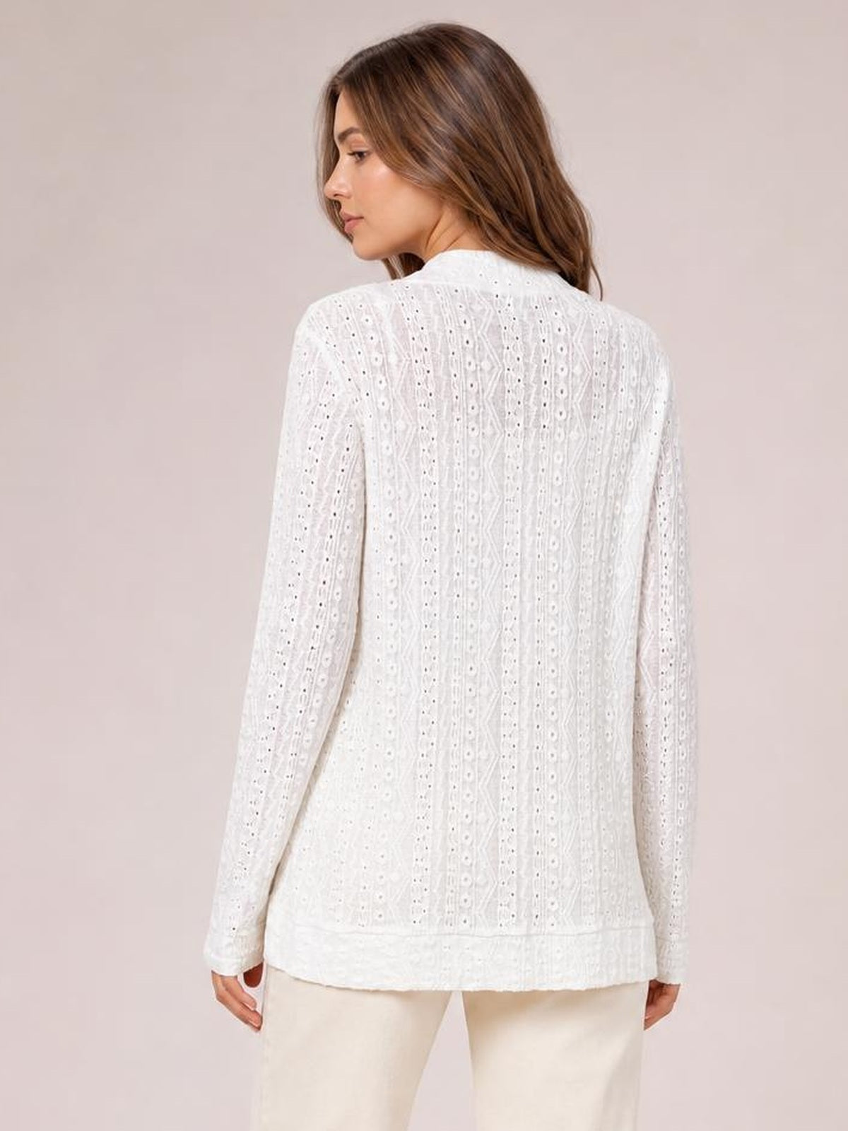 Pocketed Eyelet Open Front Cover Up · Full Body Swimsuit Cover-Up · Rule Full Body - Back View · Full / Three-Quarter