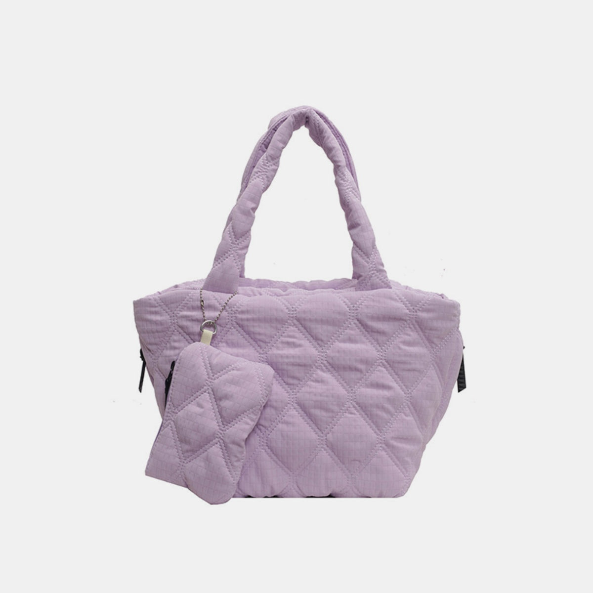 Polyester Medium Tote Bag-Pink Purple-OS-Soulshine Design