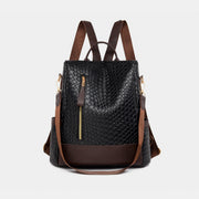 PU Leather Backpack Bag-Black-OS-Soulshine Design
