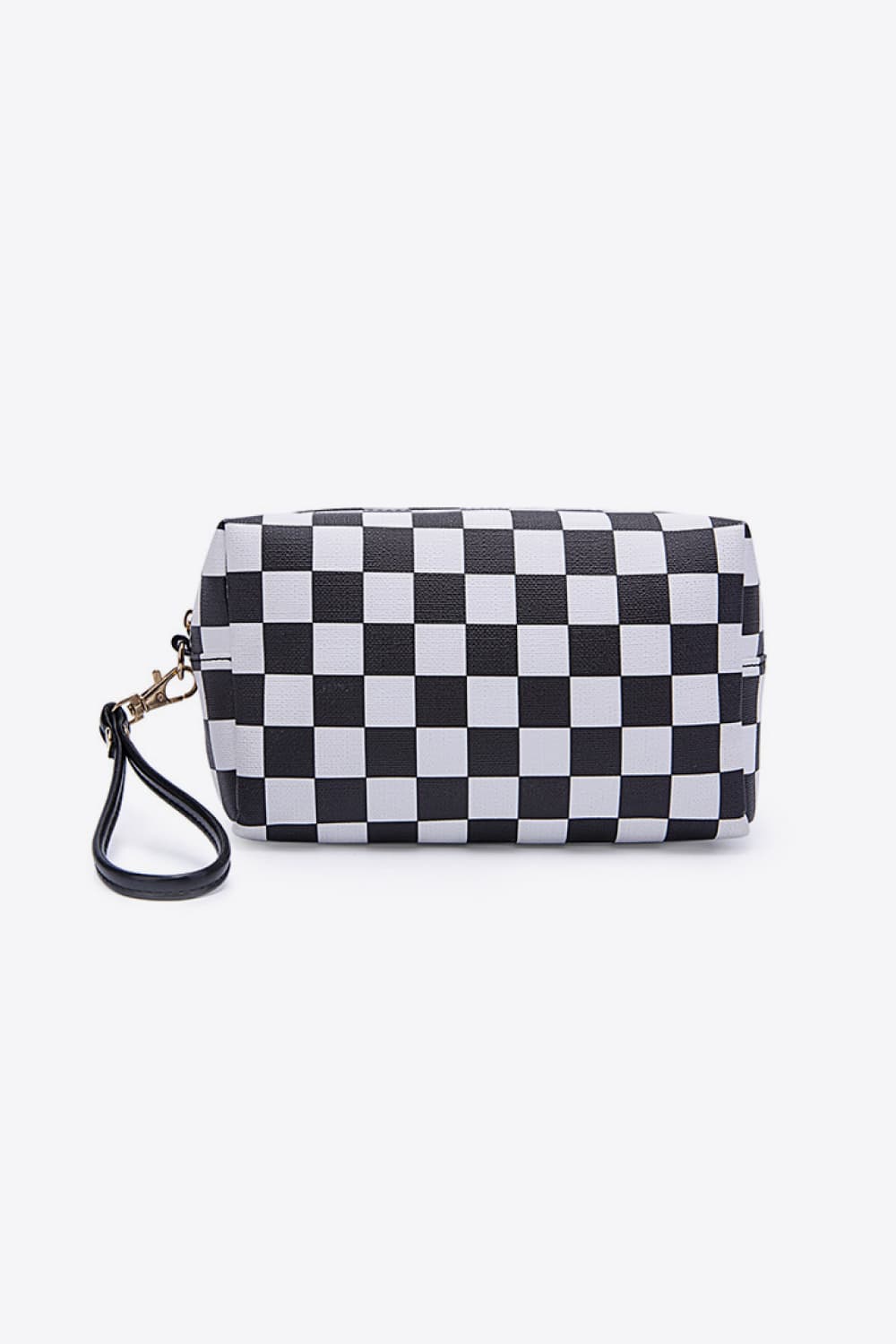 PU Leather Makeup Bag-Plaid-OS-Soulshine Design