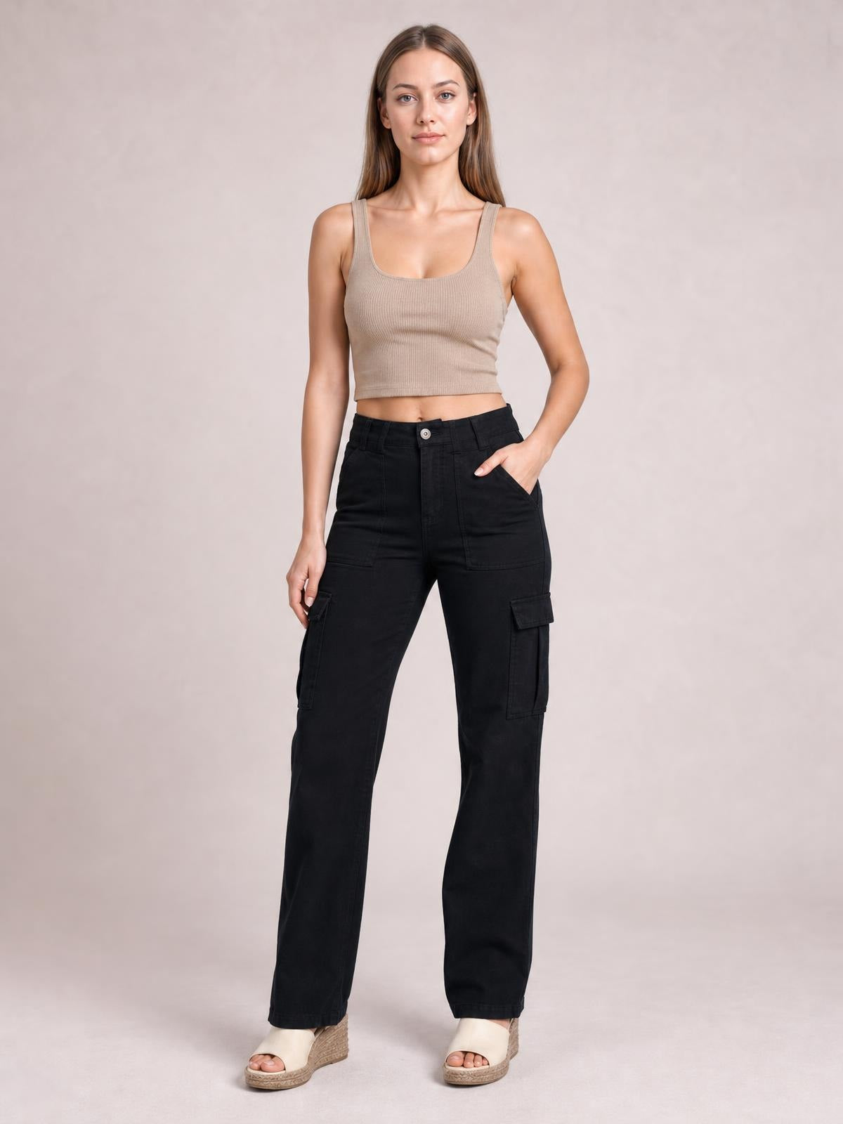 Straight Leg Cargo Pants · Hero Full Body