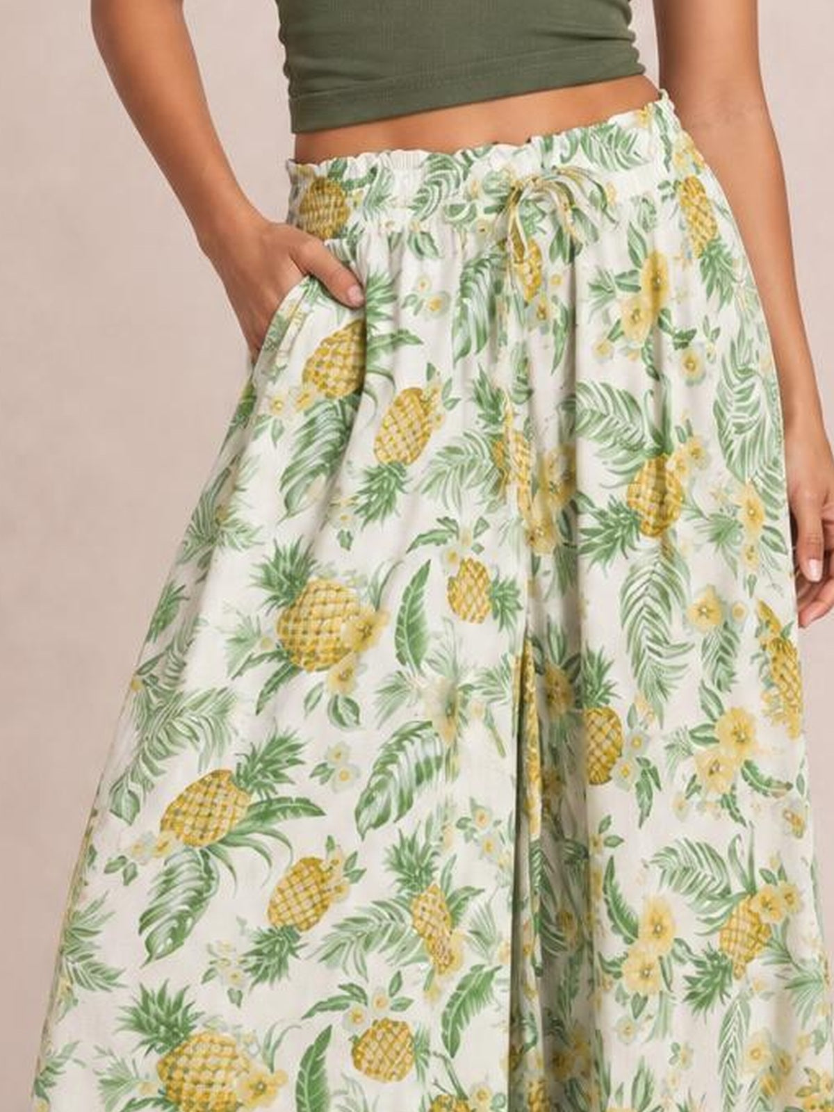 Tied Wide Leg Pants · Studio Prop Pose