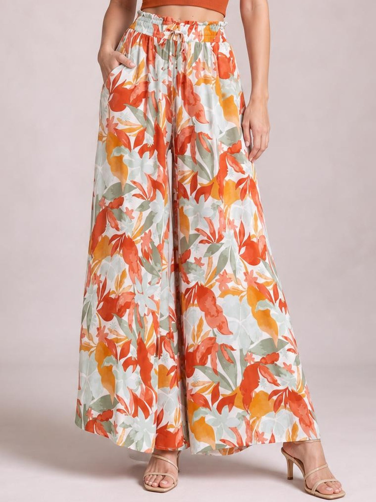 Tied Wide Leg Pants · Hero Full Body
